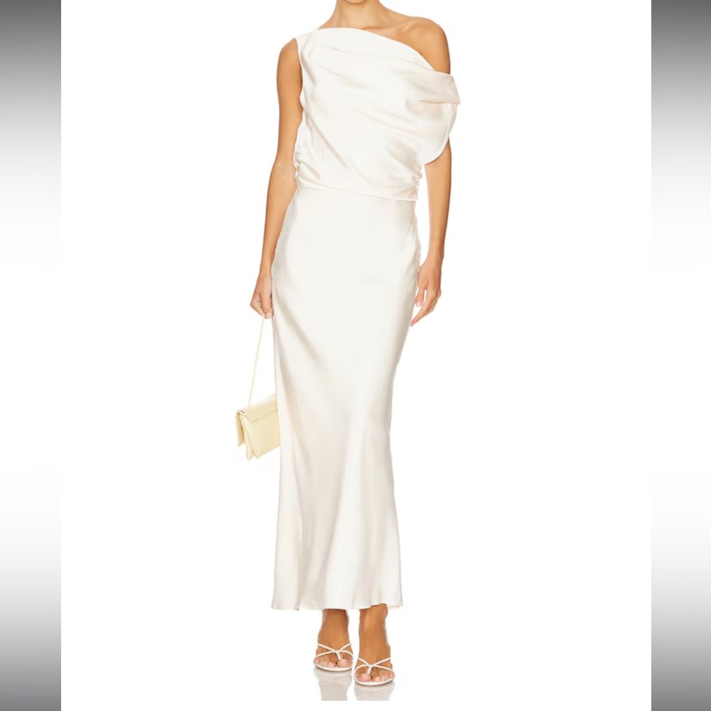 SNDYS Calissa maxi dress in white